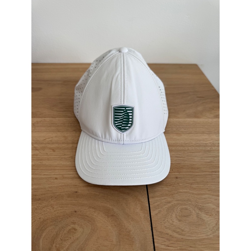 Melin A-Game Hydro Hat White Turnberry Golf Shield Performance Snapback Cap SM